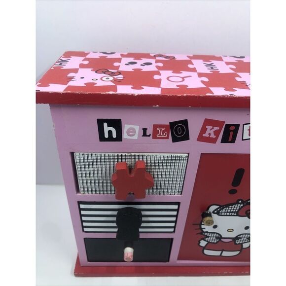 Hello Kitty Jewelry Box Chest of Drawers Toys R Us 2010 . Please Read - Picture 2 of 16